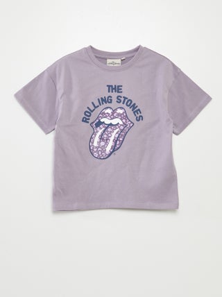 T-shirt 'Rolling Stones' de manga curta