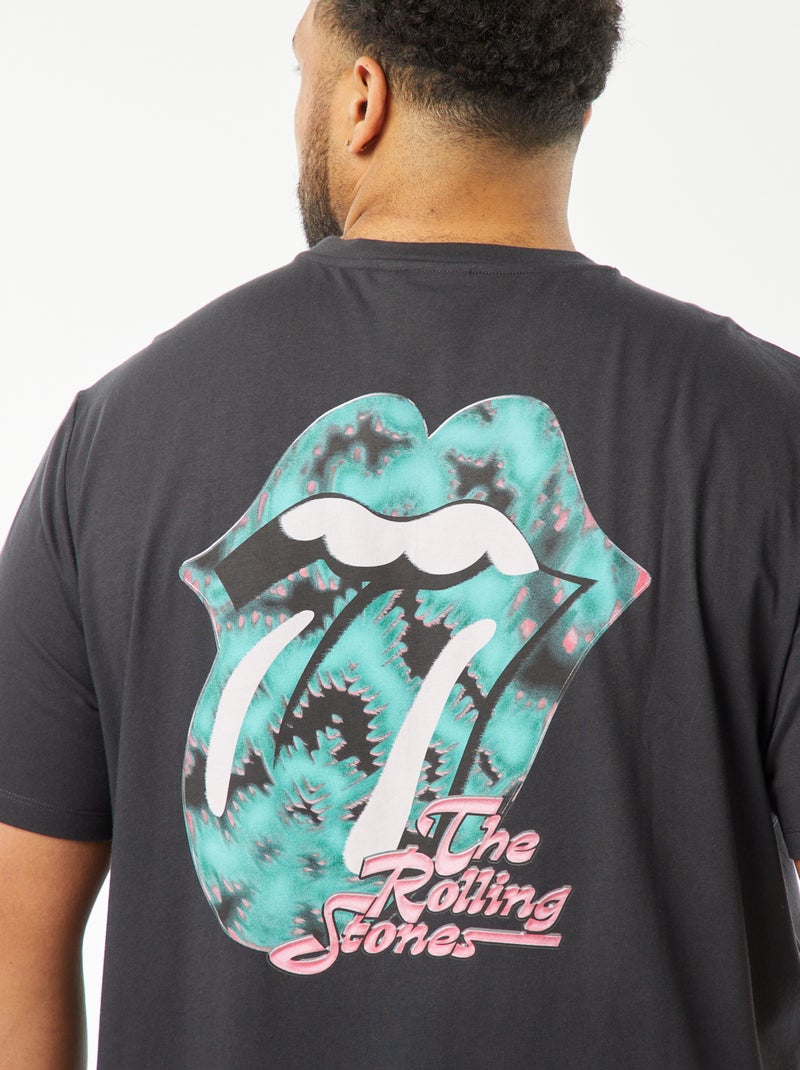 T-shirt 'Rolling Stones' PRETO - Kiabi
