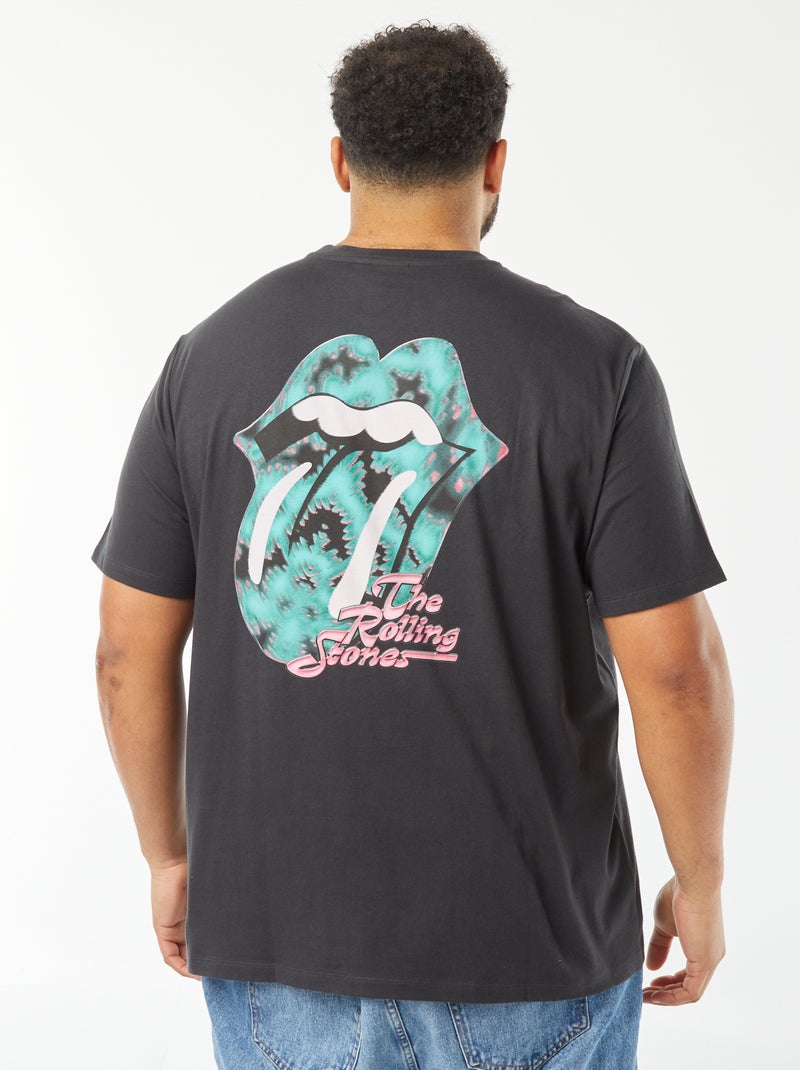 T-shirt 'Rolling Stones' PRETO - Kiabi