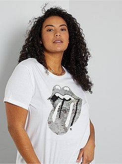 T-shirt 'Rolling Stones' - Kiabi