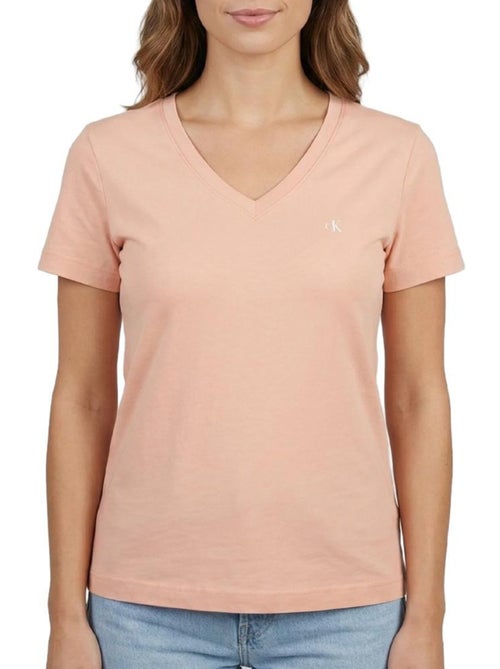 T-Shirt Rosa Calvin Klein Jeans Archive para Mulher LV047B205G - Kiabi T-Shirt Rosa Calvin Klein Jeans Archive para Mulher LV047B205G - Kiabi