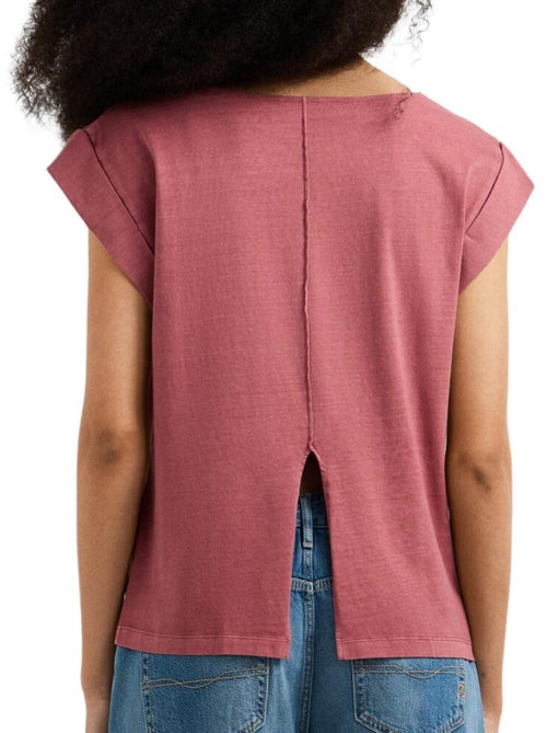 T-shirt rosa cayetana pepe jeans para mulher - Kiabi T-shirt rosa cayetana pepe jeans para mulher - Kiabi