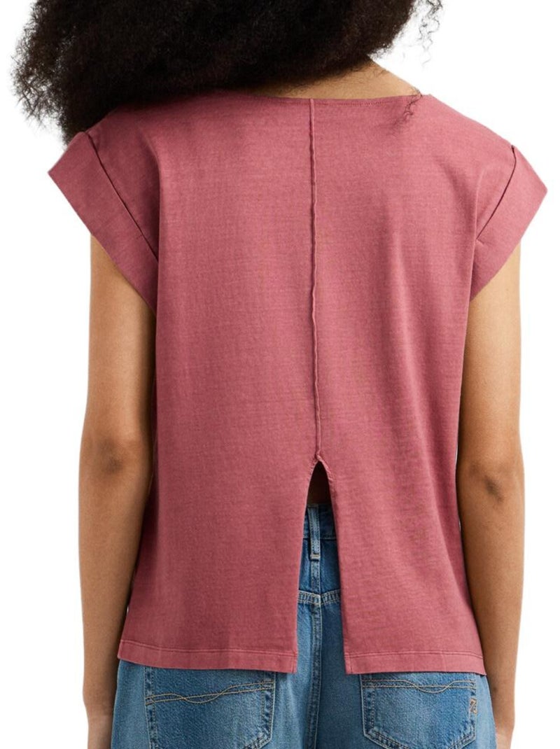 T-shirt rosa cayetana pepe jeans para mulher Rosa - Kiabi