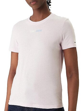 T-Shirt Rosa Claro de Homem Tommy Hilfiger Tjw Reg Essential