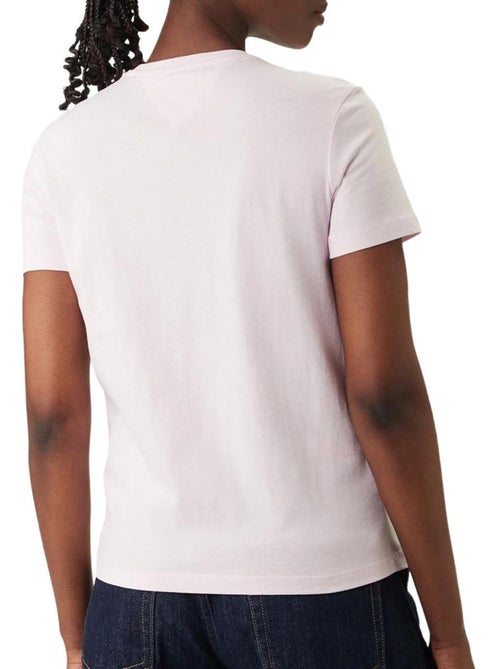 T-Shirt Rosa Claro de Homem Tommy Hilfiger Tjw Reg Essential - Kiabi