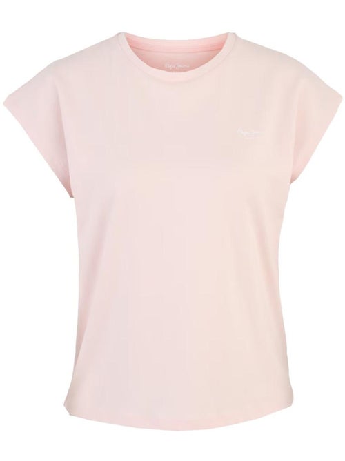 T-shirt rosa claro para mulher pepe jeans pl506037 - Kiabi T-shirt rosa claro para mulher pepe jeans pl506037 - Kiabi
