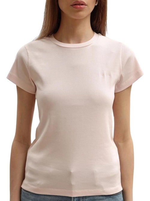 T-shirt Rosa Claro para Mulher Pepe Jeans PL506037 - Kiabi T-shirt Rosa Claro para Mulher Pepe Jeans PL506037 - Kiabi