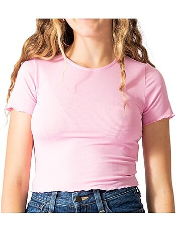T-shirt feminina vero moda madi jill azul