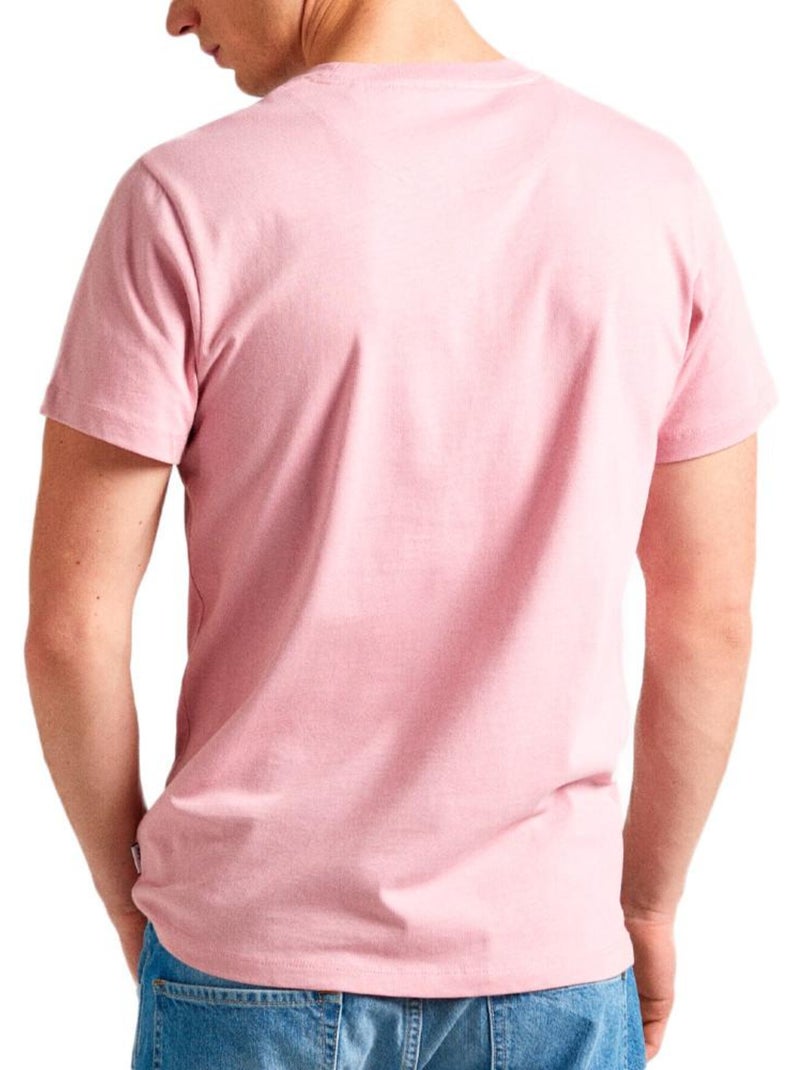 T-shirt Rosa Clement para Homem Pepe Jeans Rosa - Kiabi
