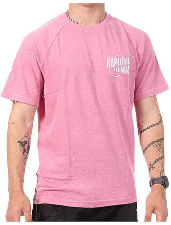 T-Shirt Rosa Kaporal JEALE para Homem