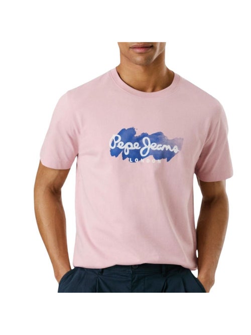 T-shirt Rosa para Homem Pepe Jeans Milton - Kiabi