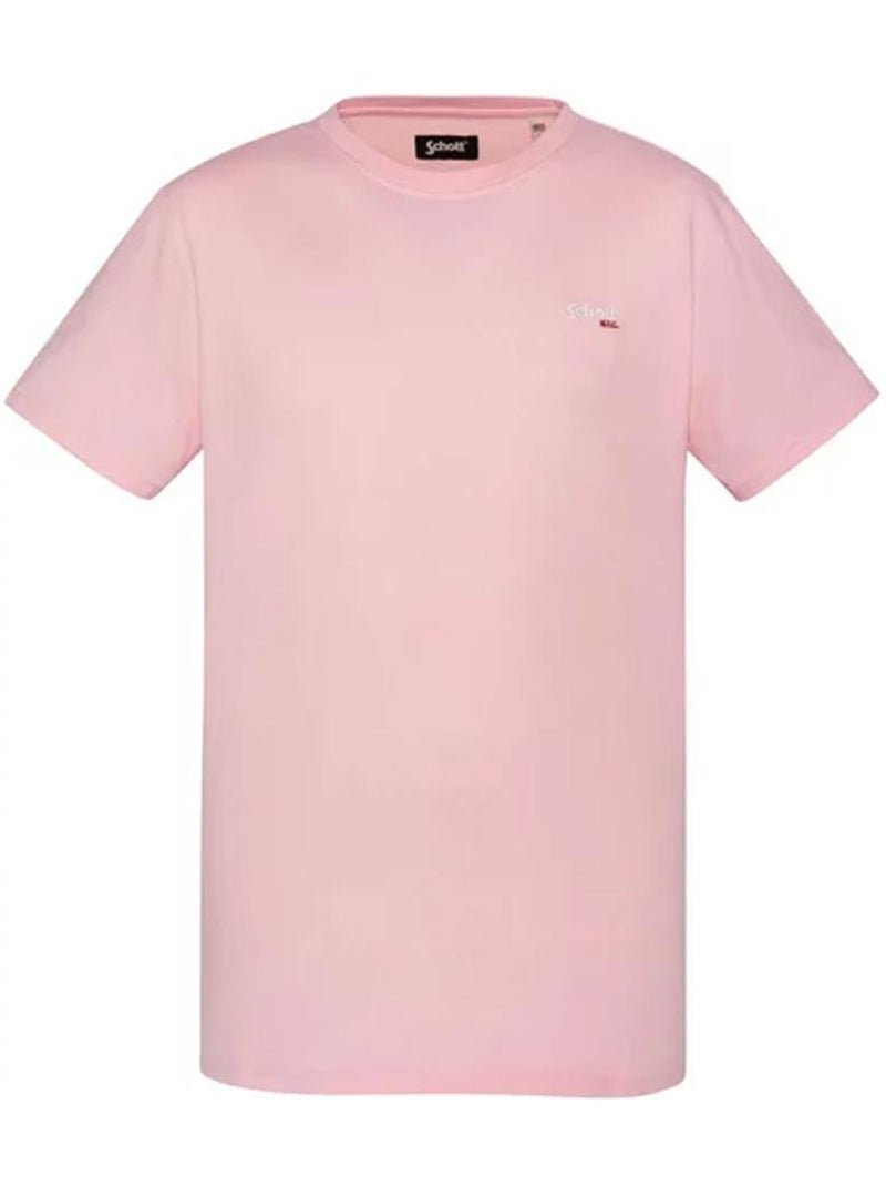 T-shirt Rosa para Homem Schott TSCREW Rosa - Kiabi