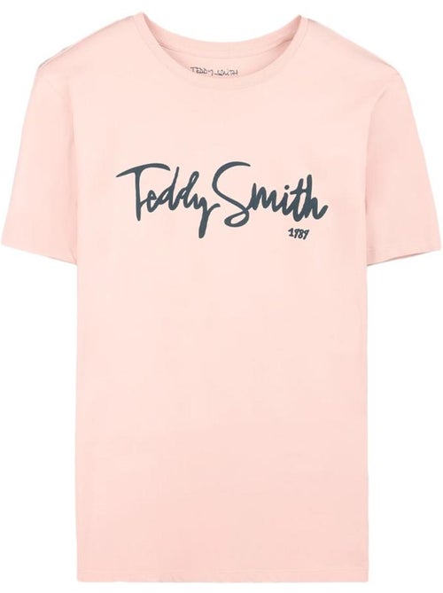 T-shirt Rosa para Homem Teddy Smith Evry - Kiabi