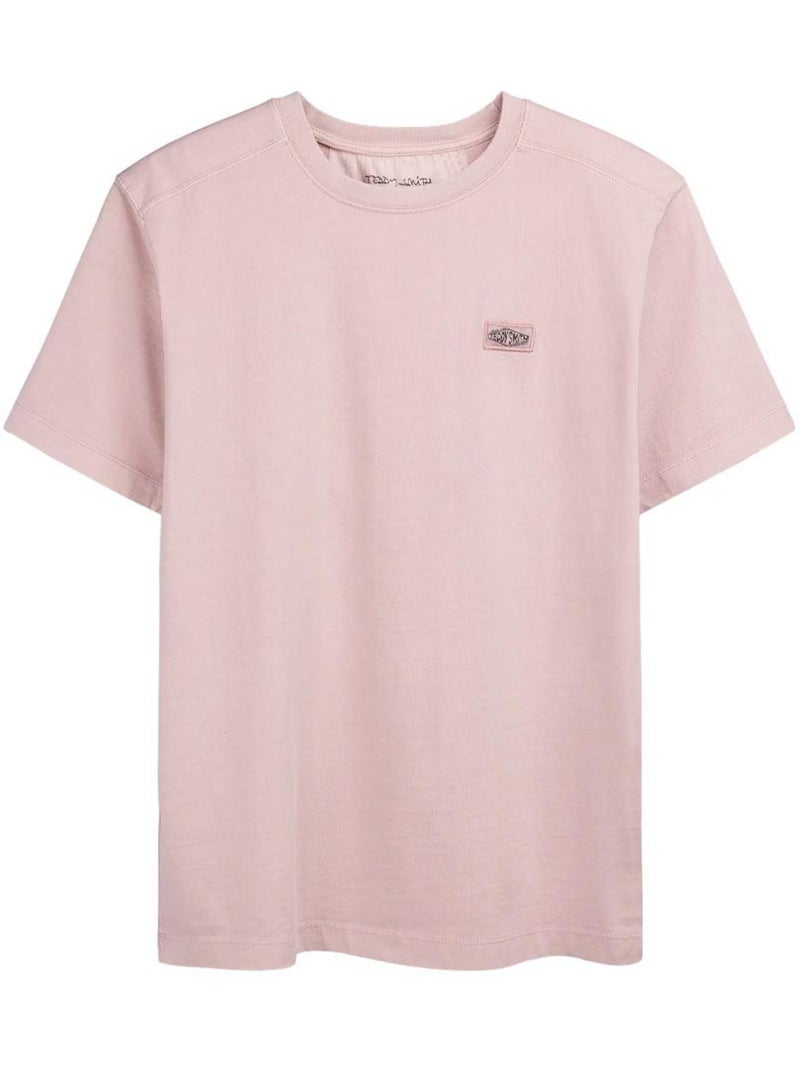 T-shirt Rosa para Homem Teddy Smith Nateo Rosa - Kiabi