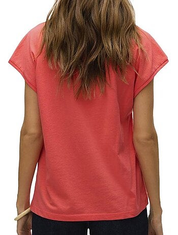 T-shirt Rosa Vero Moda Dubarry para Mulher