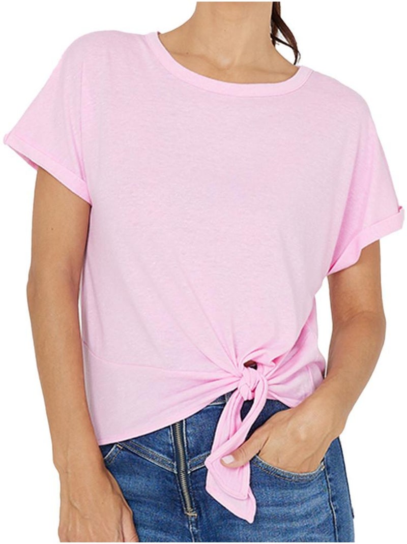 T-shirt Rosa Vero Moda Marijune para Mulher Rosa - Kiabi