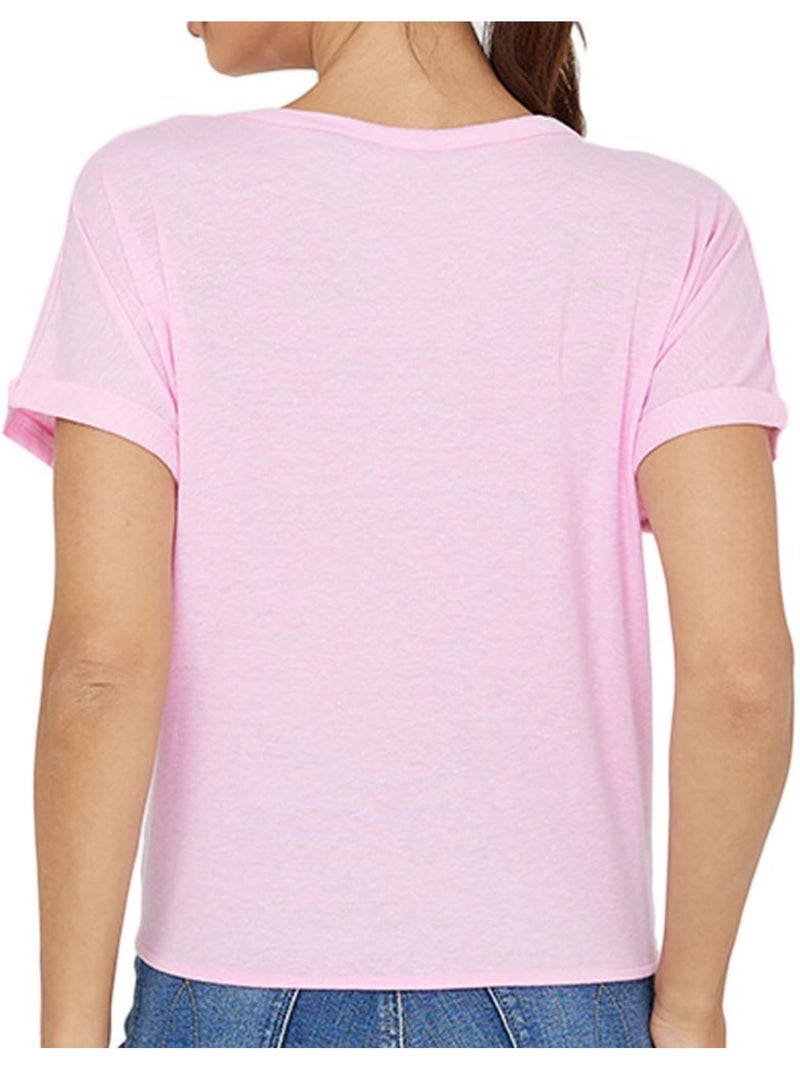 T-shirt Rosa Vero Moda Marijune para Mulher Rosa - Kiabi
