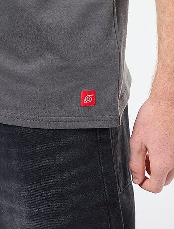 T-shirt 'Sahinler' 'Naruto' em algodão