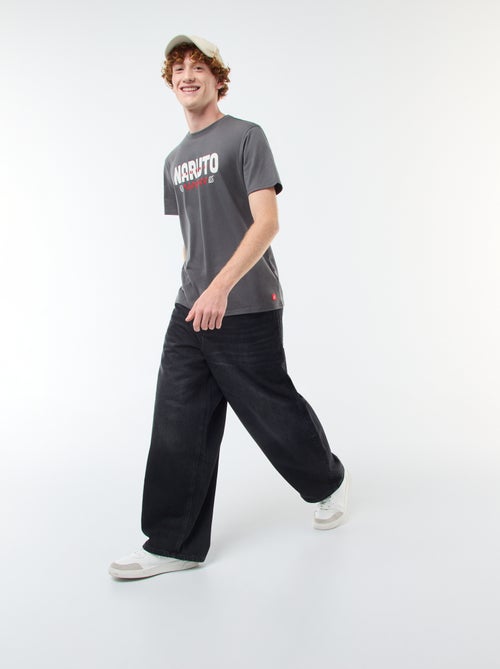 T-shirt 'Sahinler' 'Naruto' em algodão - Kiabi