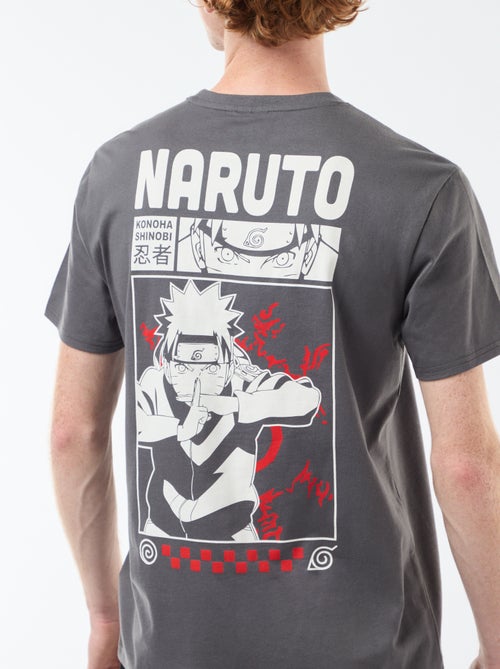 T-shirt 'Sahinler' 'Naruto' em algodão - Kiabi