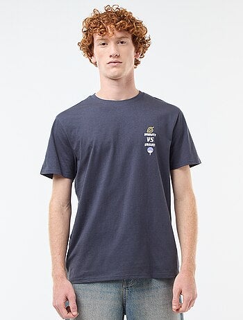 T-shirt 'Sahinler' 'Naruto Shipuden' em algodão