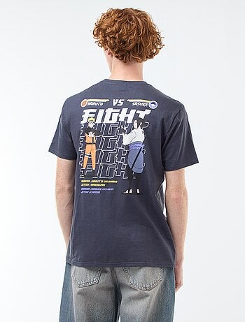 T-shirt 'Sahinler' 'Naruto Shipuden' em algodão