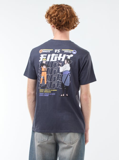 T-shirt 'Sahinler' 'Naruto Shipuden' em algodão - Kiabi