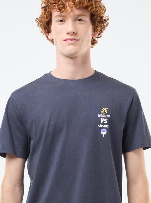 T-shirt 'Sahinler' 'Naruto Shipuden' em algodão - Kiabi