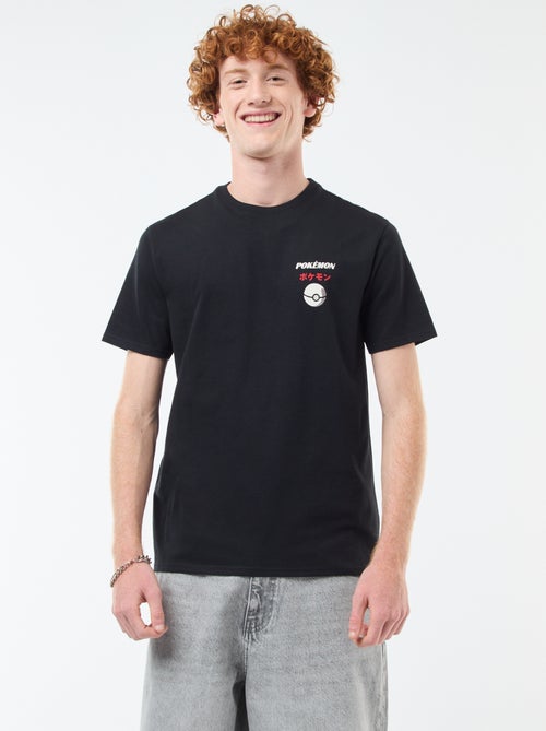 T-shirt 'Sahinler' 'Pokémon' em algodão - Kiabi