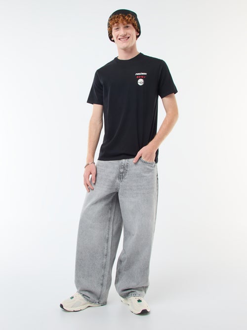 T-shirt 'Sahinler' 'Pokémon' em algodão - Kiabi