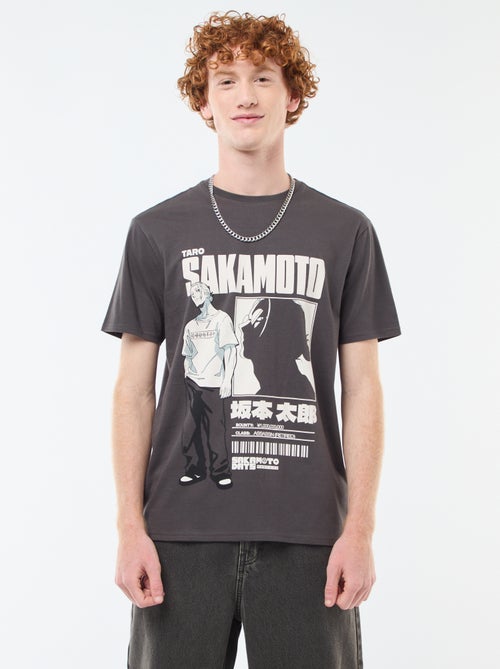 T-shirt Sahinler "Sakamoto days" em algodão - Kiabi