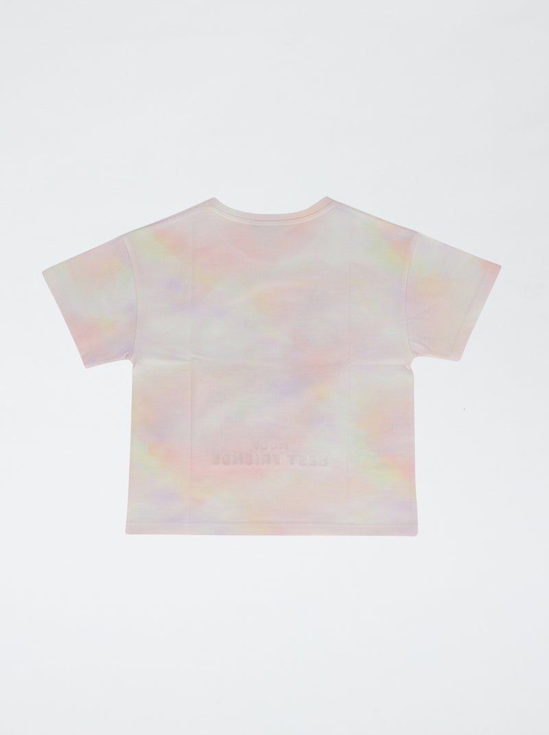 T-shirt 'Sanrio kuromi' de manga curta em algodão Branco - Kiabi