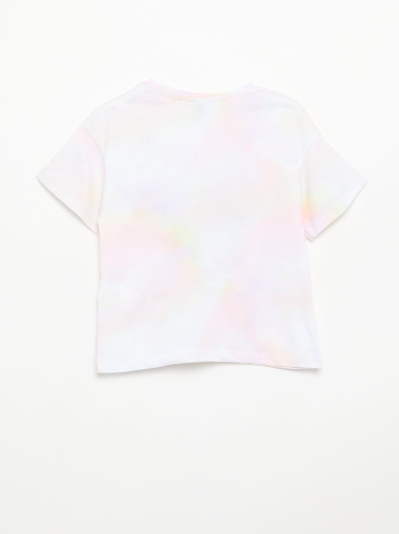 T-shirt 'Sanrio kuromi' de manga curta em algodão Rosa - Kiabi