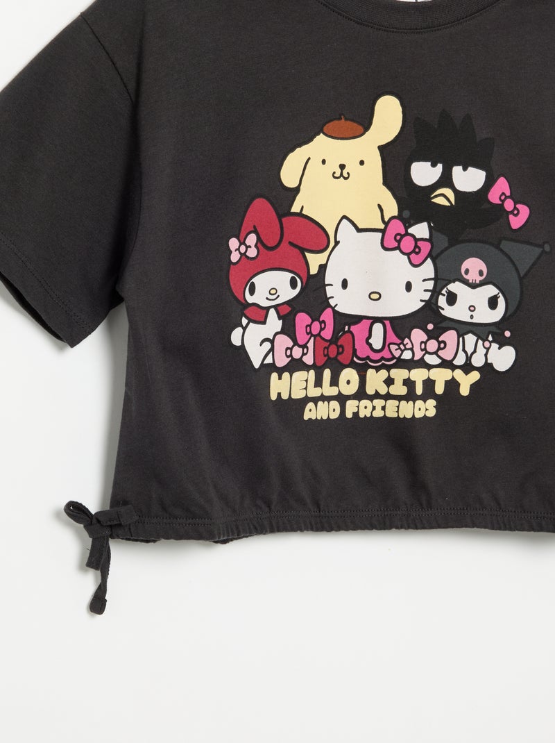 T-shirt 'Sanro' 'Cinnamorol' de manga curta Preto - Kiabi
