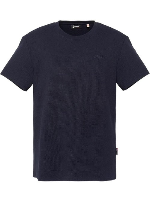 T-Shirt Schott Clay para Homem Azul Marinho - Kiabi T-Shirt Schott Clay para Homem Azul Marinho - Kiabi