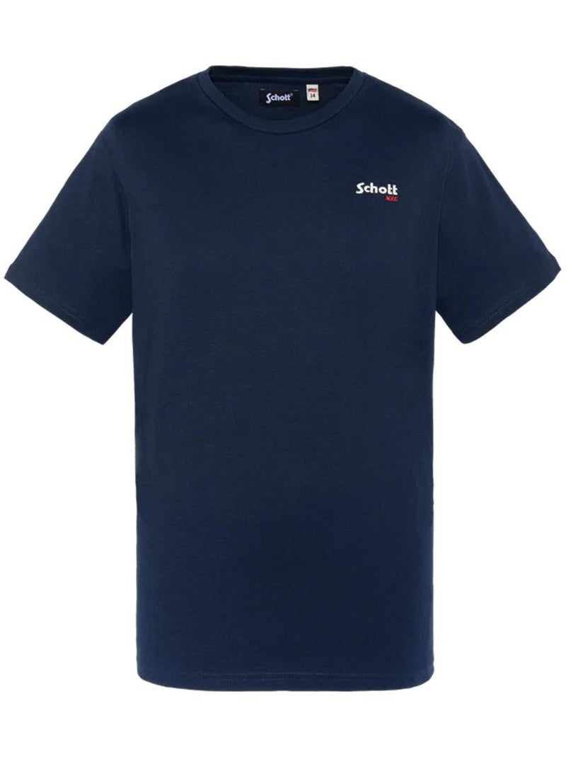 T-shirt Schott RODE para Menino Azul-Marinho Azul-marinho - Kiabi