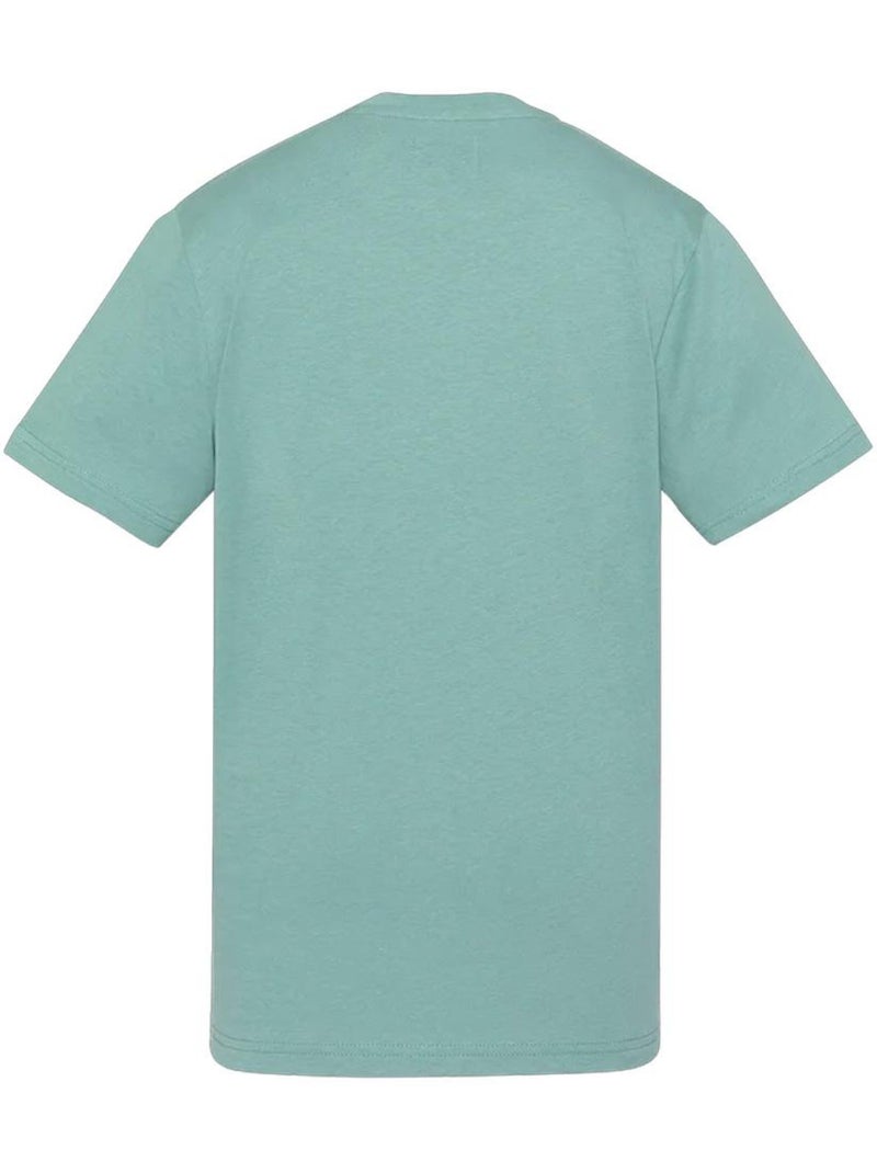 T-Shirt Schott RODE para Rapaz Verde/Azul Verde - Kiabi