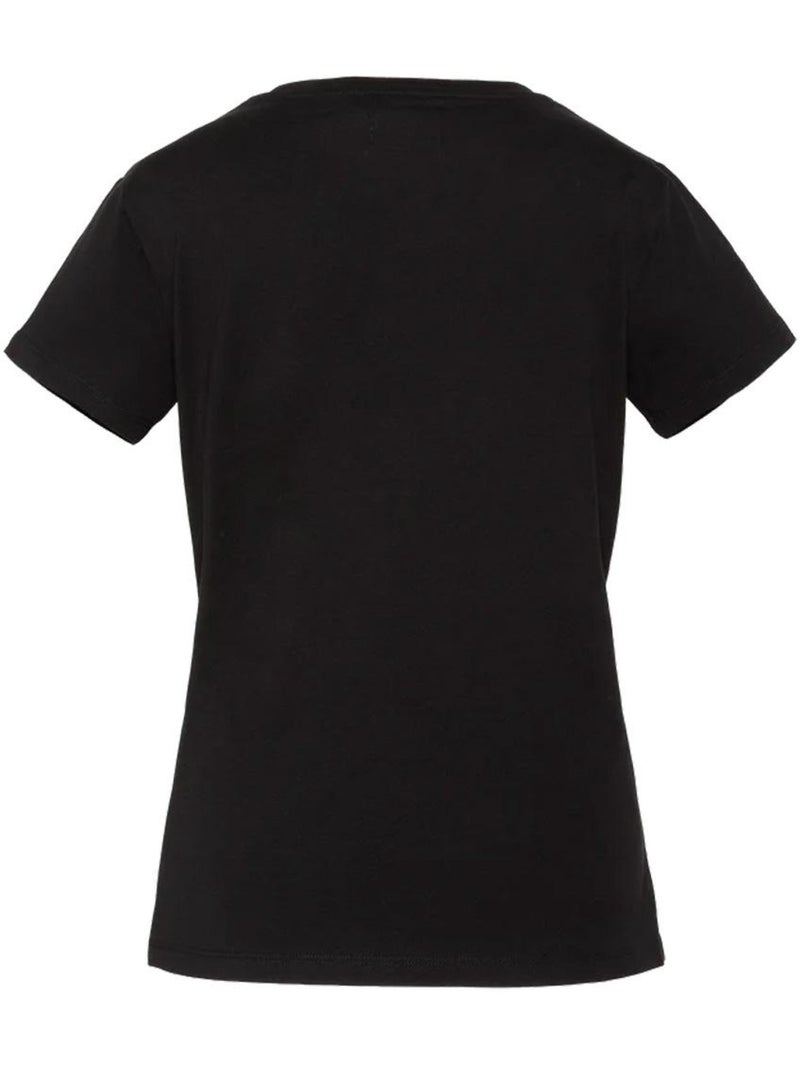 T-Shirt Schott TSBRODEDW Preto para Mulher Preto - Kiabi
