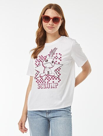T-shirt 'Scrum' 'Lilo & Stitch' da 'Disney' de manga curta
