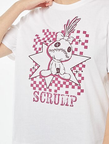T-shirt 'Scrum' 'Lilo & Stitch' da 'Disney' de manga curta