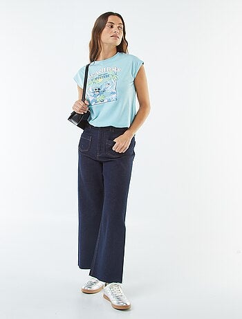 T-shirt sem mangas 'Disney' 'Stitch'
