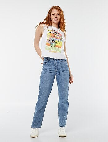 T-shirt sem mangas 'Disney' 'Stitch'