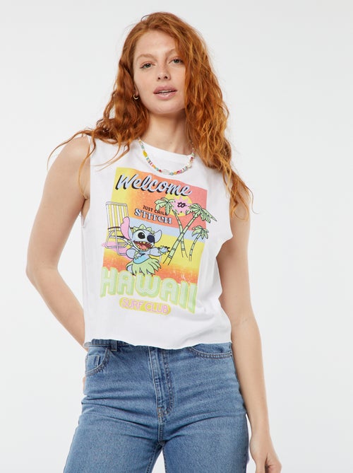 T-shirt sem mangas 'Disney' 'Stitch' - Kiabi