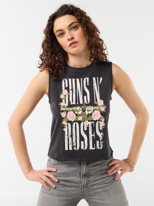 T-shirt sem mangas 'Guns N'Roses' - Kiabi