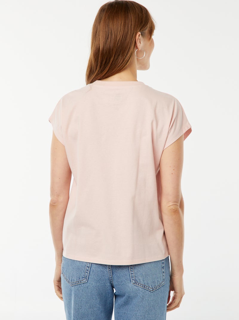 T-shirt sem mangas 'Mustang' 'Ford' ROSA - Kiabi