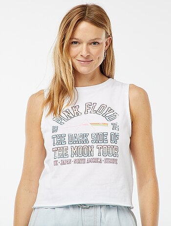 T-shirt sem mangas 'Pink Floyd'