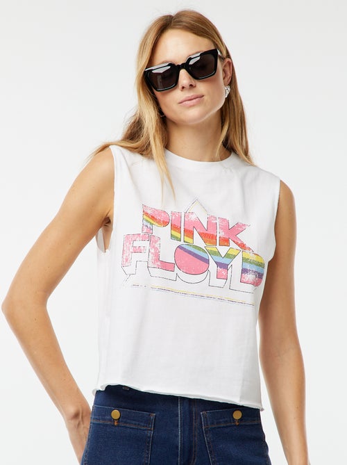 T-shirt sem mangas 'Pink Floyd' - Kiabi