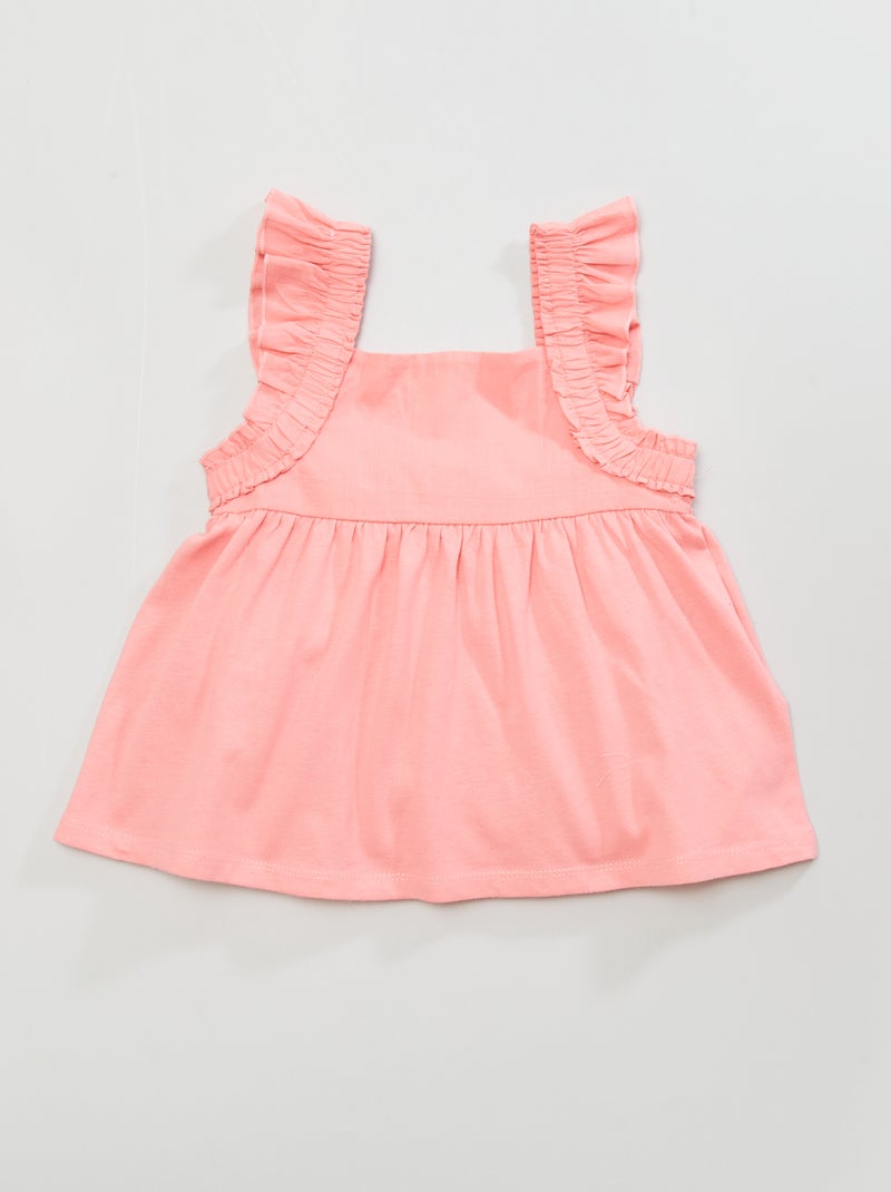 T-shirt sem mangas ROSA - Kiabi