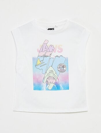 T-shirt sem mangas 'Tubarão'