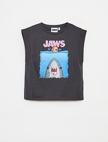 T-shirt sem mangas 'Tubarão'